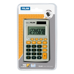 8-DIGIT ORANGE CALCULATOR WALLET 150208