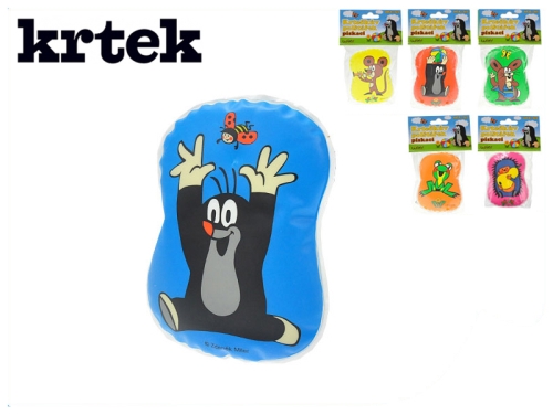 6asstd 12cm plastic cushion w/design "Krteček" in PVCH