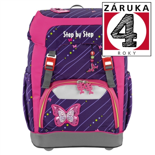 Školská taška Step by Step GRADE Trblietavý motýľ