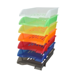 Storage drawer A4 TTO - transparent red (1)