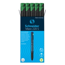 Popisovač univ. Schneider Maxx 220 permanent, hrot S - zelený (7)