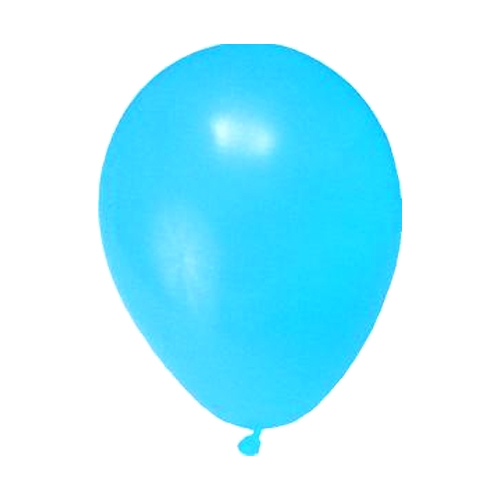 Balón M 25 cm, svetlomodrý /10 ks/