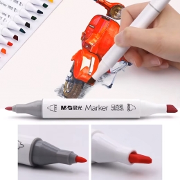 Markers M&G Student Artist double-sided, set of 24 pcs (1)