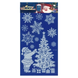 Christmas stickers 24.5 x 46 cm (mix of traditional motifs) (4)