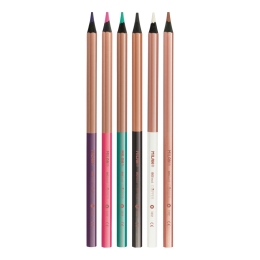 Pencils MILAN hexagonal Copper 6 pcs (1)