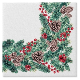 Obrúsky PAW AIRLAID 40x40 cm Winter Branches