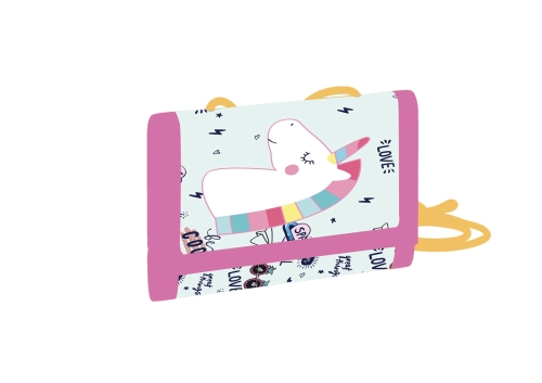 Children's wallet with string - Unicorn Iconic