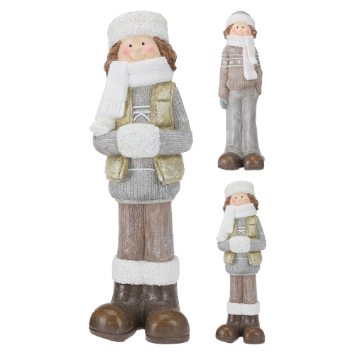 Figurine - Children in winter clothes 26 cm (2 variants)