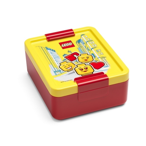 LEGO ICONIC Girl snack box - yellow/red