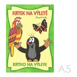 Coloring book A5 Akim - Mole on a trip