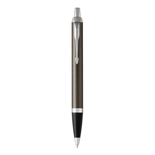 Ballpoint pen PARKER IM Dark Espresso CT -M- blue