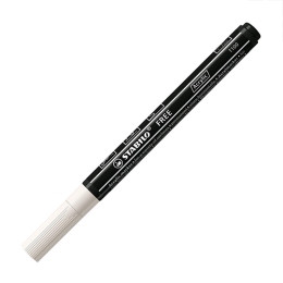 Acrylic marker STABILO FREE Acrylic T100 Round tip 1-2 mm - white Acrylic marker STABILO FREE Acrylic T100 Round tip 1-2 mm - white