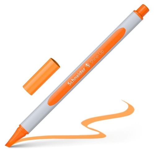Zvýrazňovač SCHNEIDER Shine-Up, hrot 1-4 mm - fluo oranžová