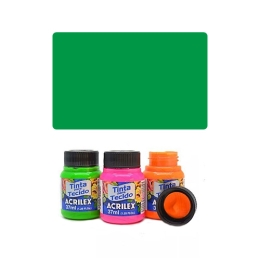 ACR Textile paint 37ml, Fluorescent Green 101