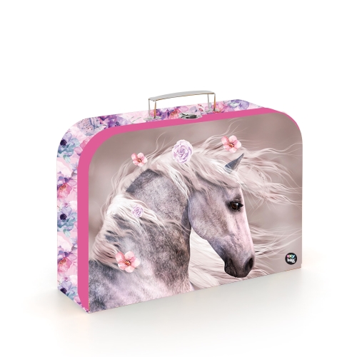 Briefcase laminate 34 cm romantic horse