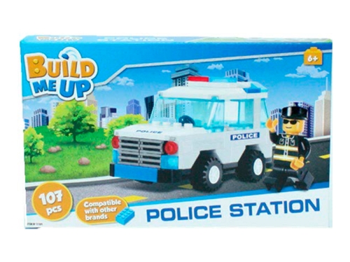 BuildMeUP stavebnica - Police station 107ks v krabičke