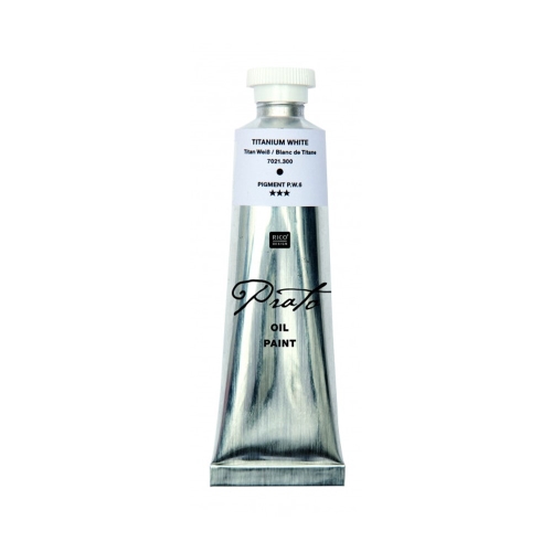 RI oil paint Prato 60 ml, Titanum white