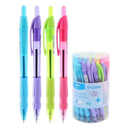 Pero guľôčkové M&G Semi-Gel ABPH9672 0,7 mm - modrá náplň /1ks