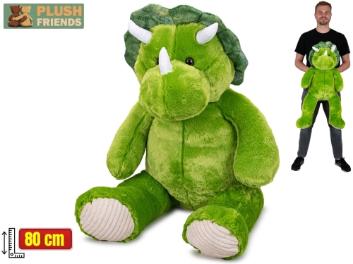 Plush Friends 80cm plush triceratops 0m+