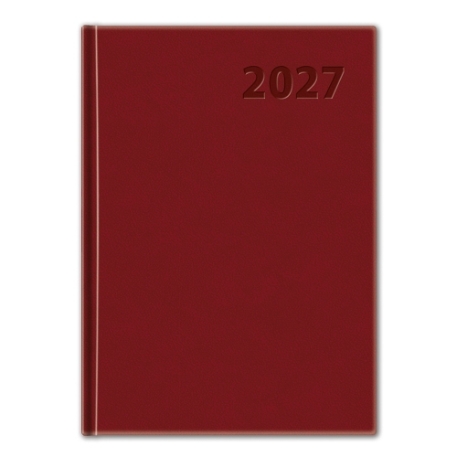 Diary 2027 daily A5 Manager - burgundy
