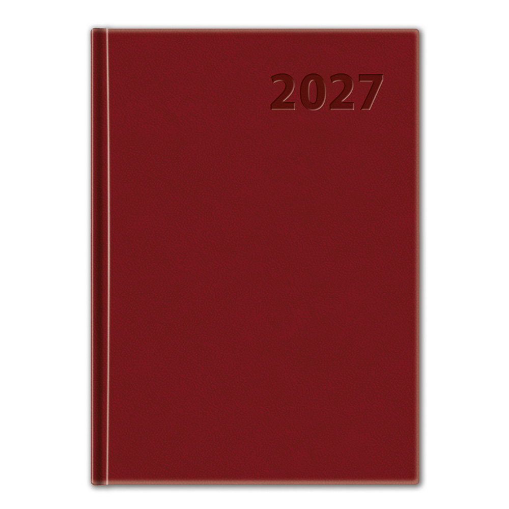 Diár 2027 denný A5 Manager - bordový