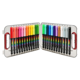 M&G MOCALO Acrylic Marker, brush tip - set of 24 colours (2)