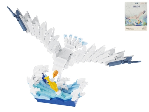 443pcs of plastic seagull blocks in PBX