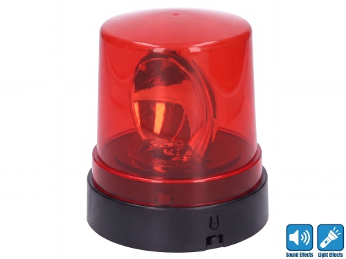 11cm BO plastic red siren w/light & sound in OTB