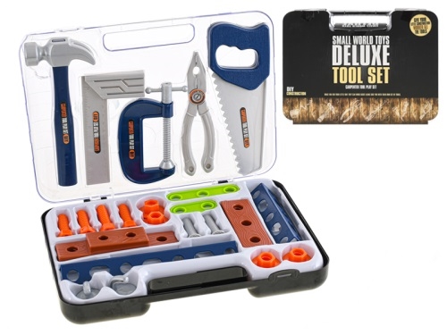 23pcs of  tool play set in case box in paper card