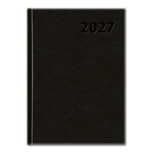 Diary 2027 daily A5 Manager - black