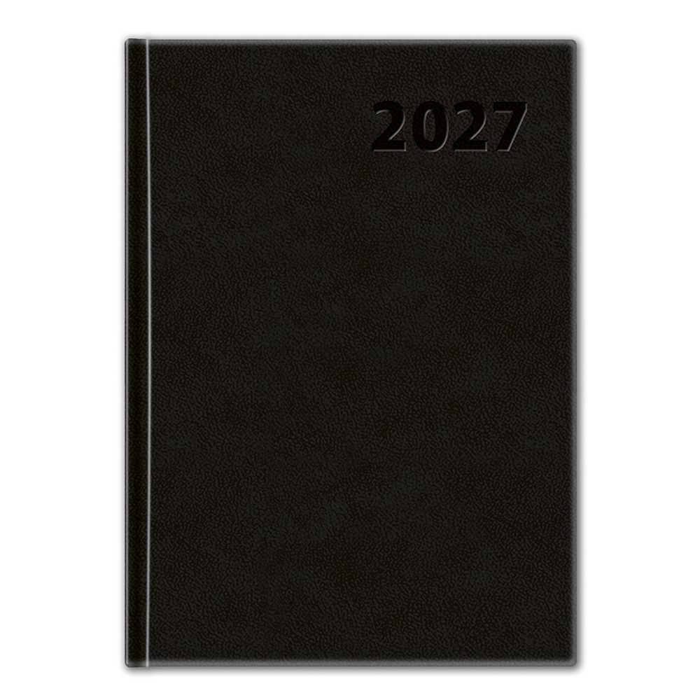 Diár 2027 denný A5 Manager - čierny