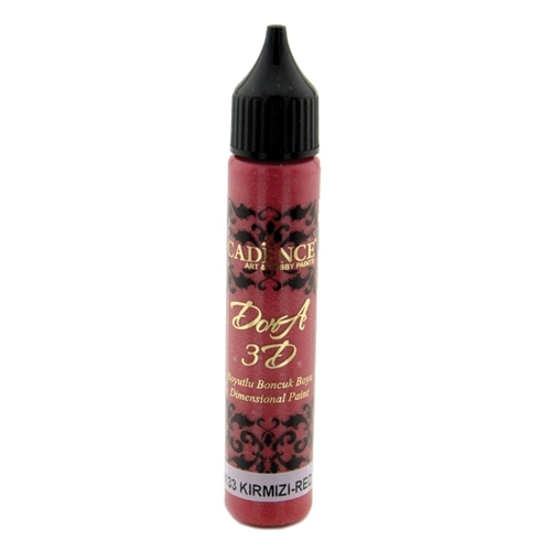 Metalická kontúra CADENCE, červená, 25 ml