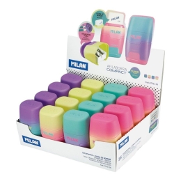 Eraser + grater MILAN Compact Sunset