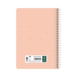 Spiral Notebook with lines,  Soft touch A5/80 sheets (1)
