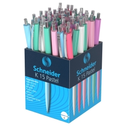 Ballpoint pen Schneider K15 pastel (mix /price 1pc)