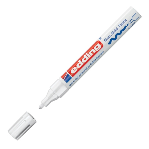 Lakový popisovač Edding 750 biely