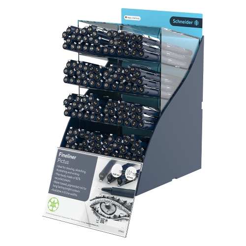 Schneider Liner Pictus Mix SiS Display Display Stand, 144 pieces