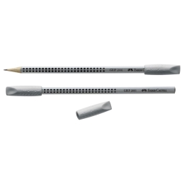 Rubber Faber-Castell 2001 Twin gray 2 pcs