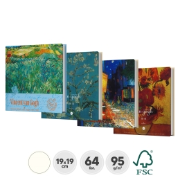 Blok na skicovanie a maľbu Van Gogh 19x19 cm
