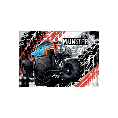 Obal PP s patentkou A5, Monster Truck