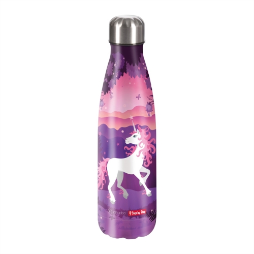 Insulated stainless steel beverage bottle 0.5 l, Unicorn Nuala
