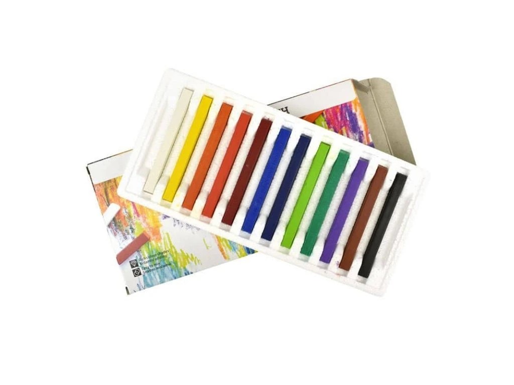 Oil chalk hard KOH-I-NOOR GIOCONDA colored, set of 12 pcs