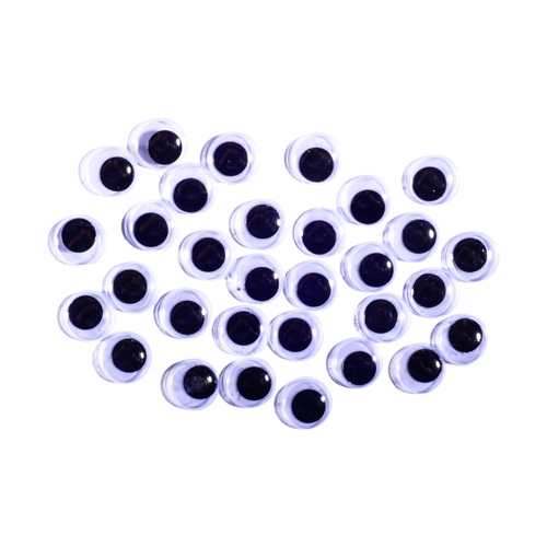 Decoration movable eyes 15 mm, set of 30 pcs