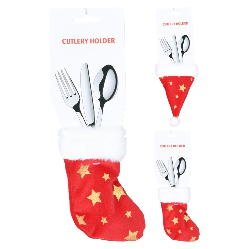 Christmas boot or cutlery cap ( 2 variants )