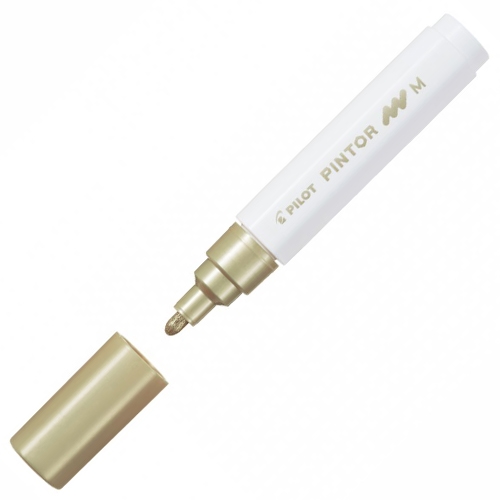 Pintor, PO, Medium, acrylic marker gold
