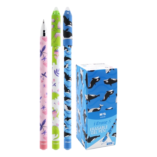 Erasable Gel Pen M&G Animals Gel Pen 0.5 mm - blue ink