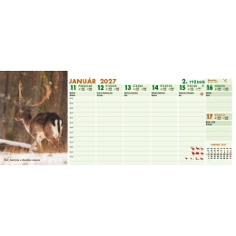 Table calendar Hunter 2027 (1)