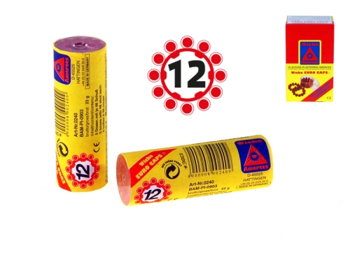 Wicke Euro caps ring - amorces 12-schots set 5doosjes 48stuck