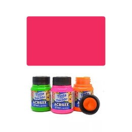 ACR Farba na textil 37ml, Fluorescent Pink 107