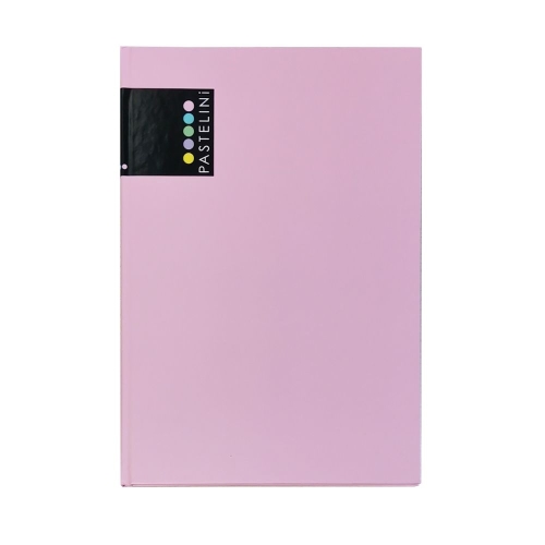 Record book A4 Pastelini, pink, laminated